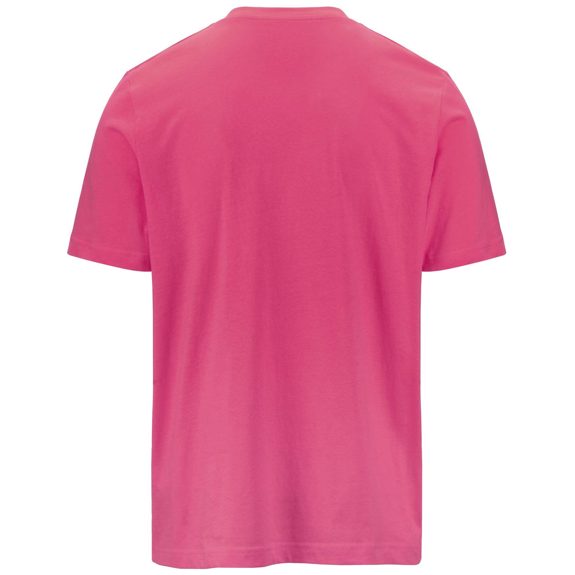 T-shirt da uomo in cotone viola da sportivo 3/5