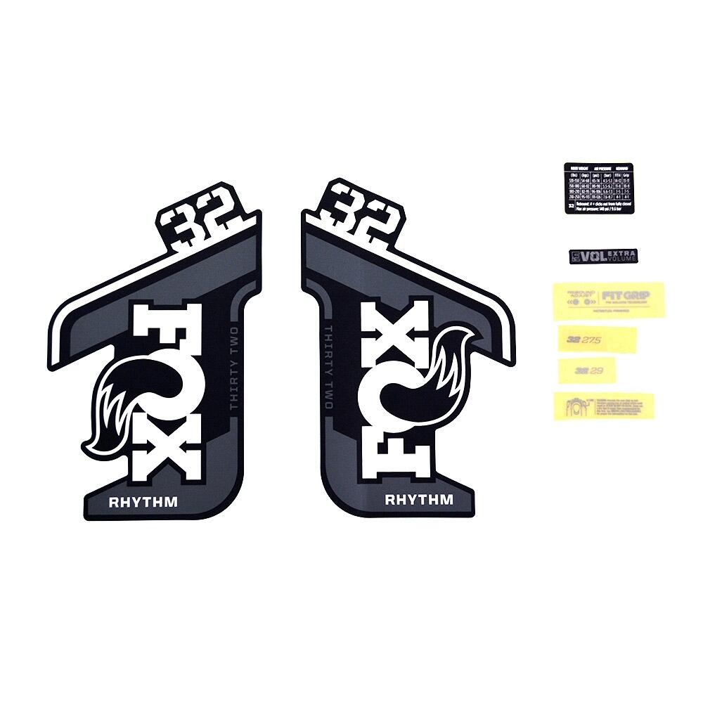 Decal kit Fox 2021, 32, Rhythm, Logo, Rhythm Fork