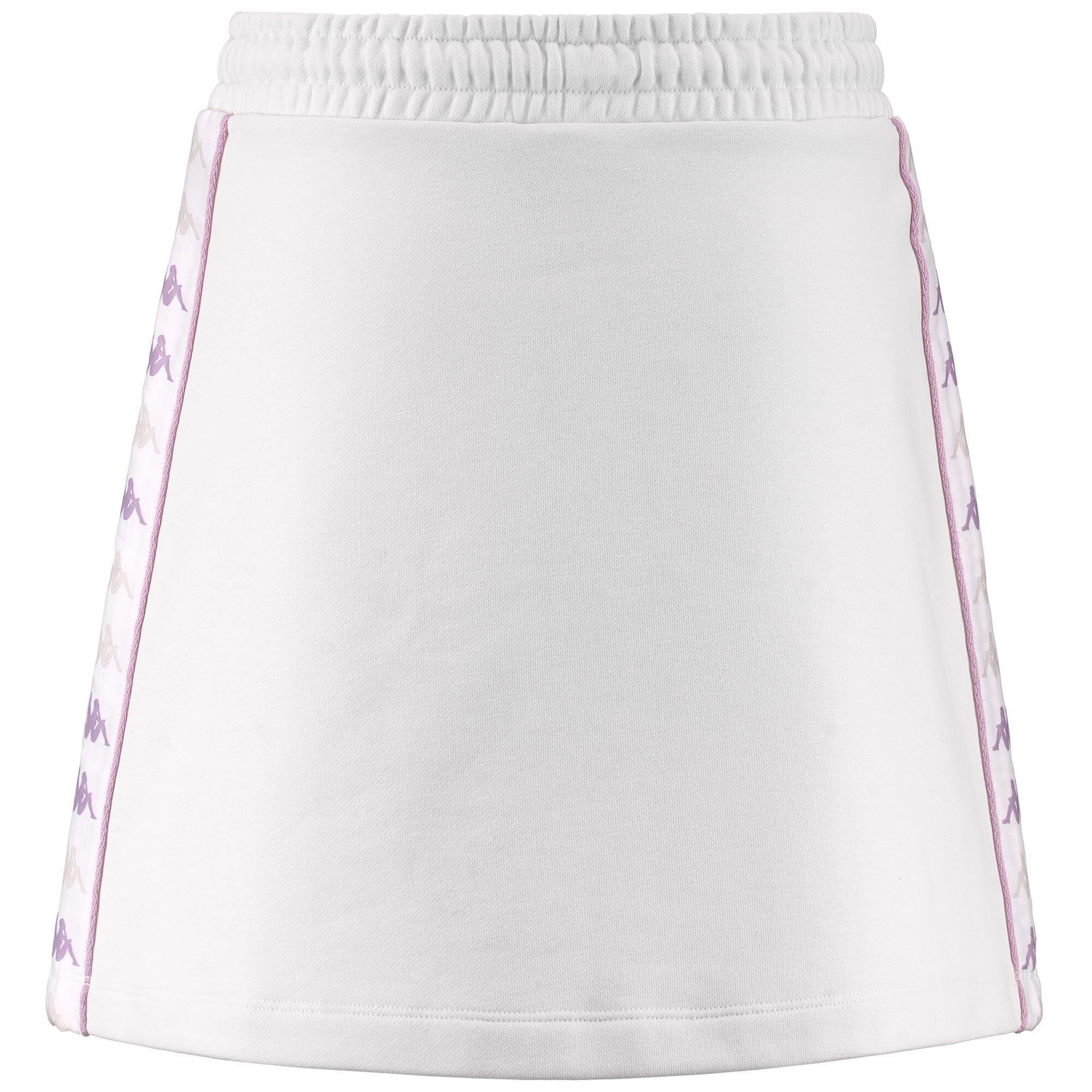 Gonna corta da donna in cotone grigio da streetwear sportivo 3/5