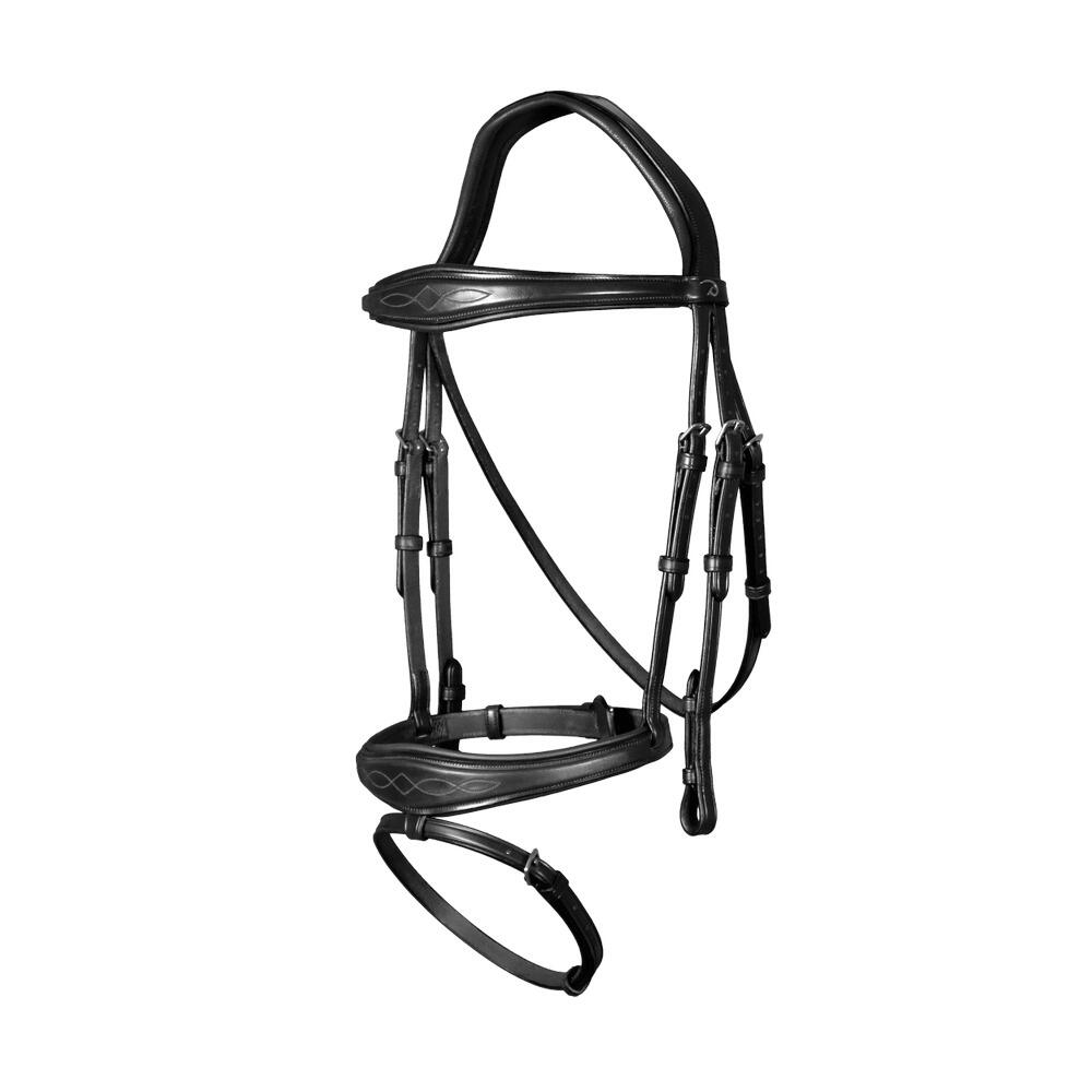 DY'ON Briglia da equitazione combinata all'inglese con nasello anatomico Dy'on