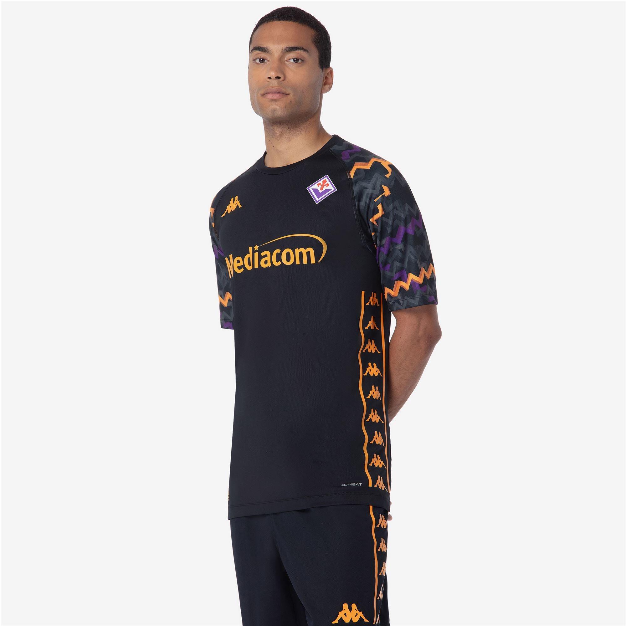 T-Shirt ACF Fiorentina da Uomo in Poliestere riciclato Nero 5/7