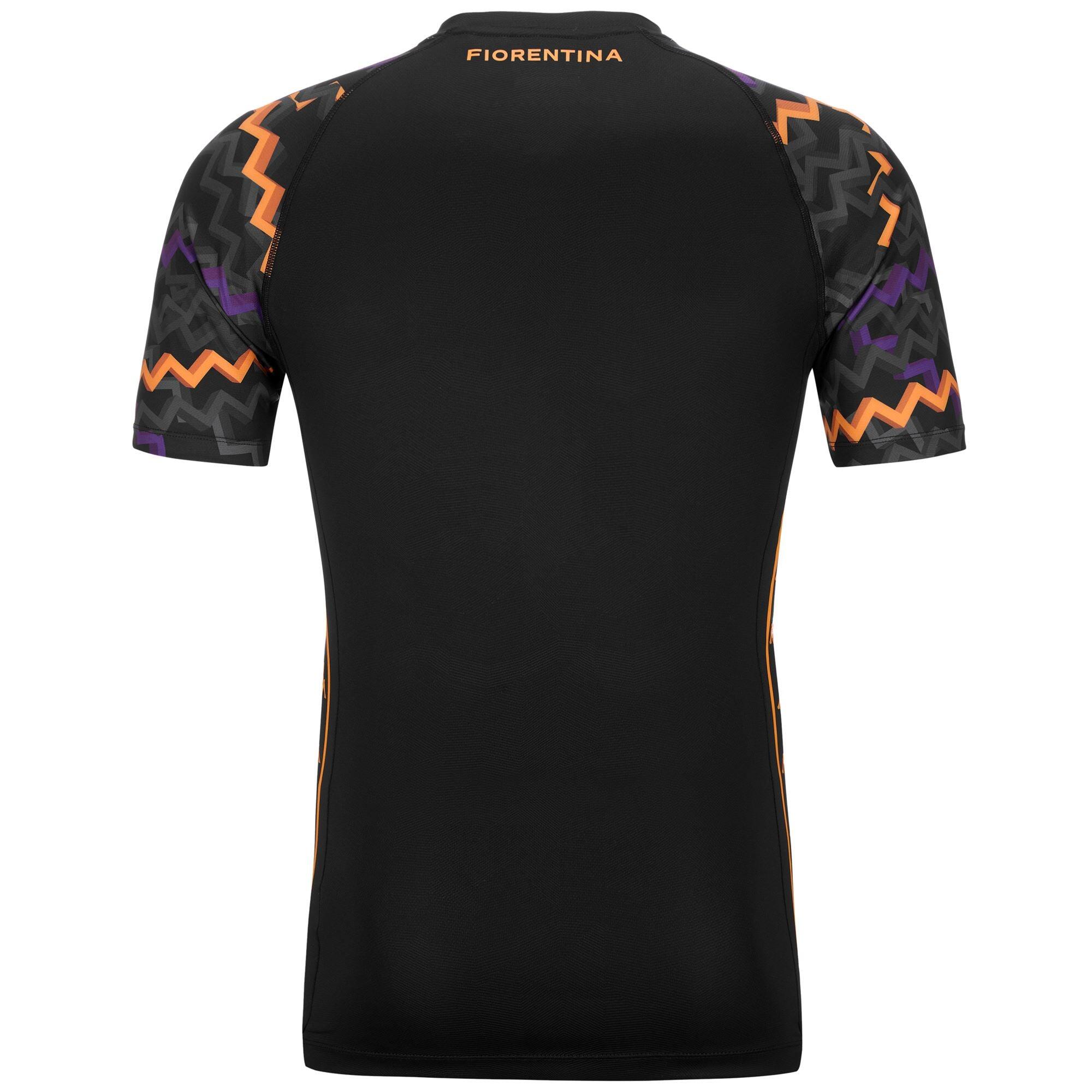 T-Shirt ACF Fiorentina da Uomo in Poliestere riciclato Nero 4/7