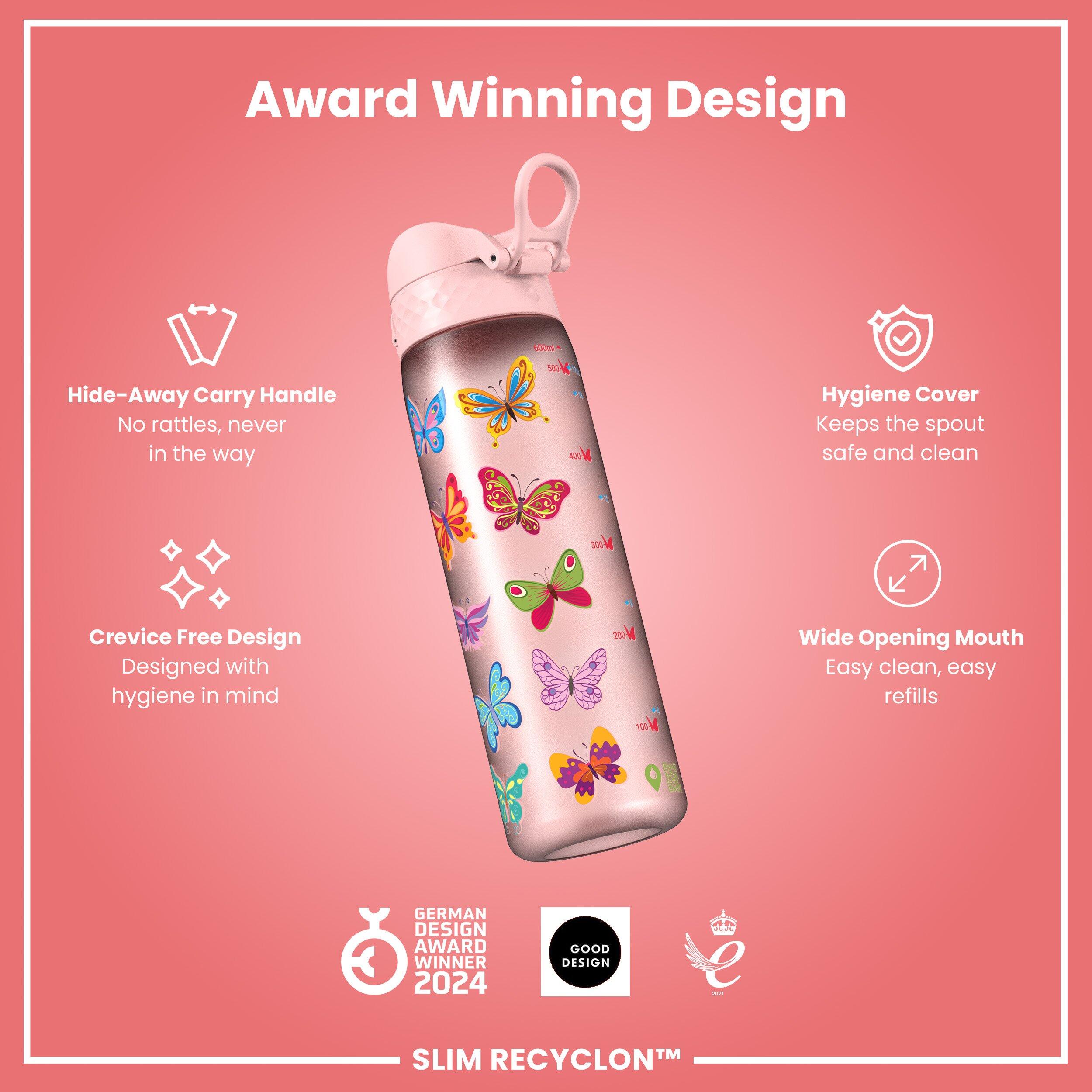 Bidon na wodę ION8 500ml z atestem PZH – szczelny, lekki, bez BPA 4/7