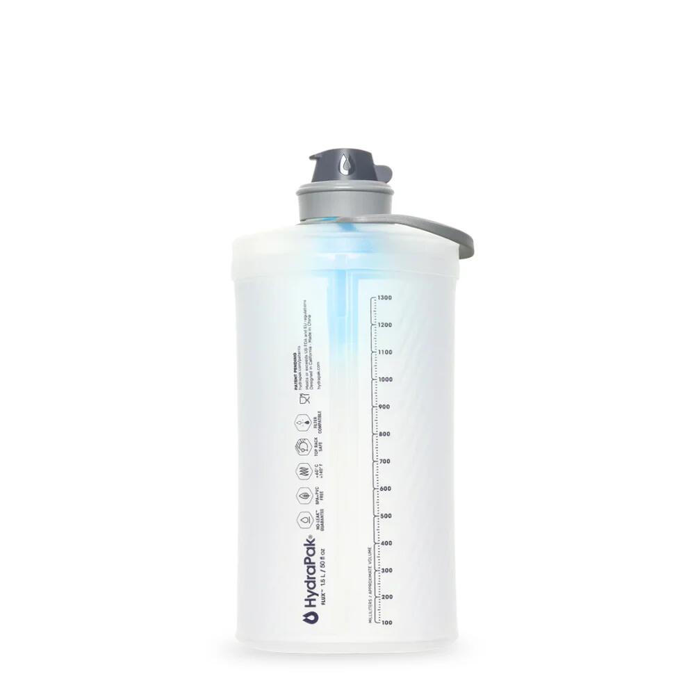 Hydrapak Flux 1.5 L Drinkfles – Transparant 2/7