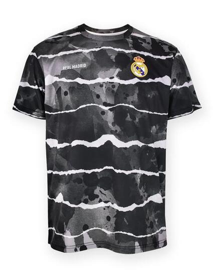 Maillot d'entraînement gris à motif ondulé moderne