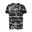 Tricou trening gri cu model modern în valuri - 2XL