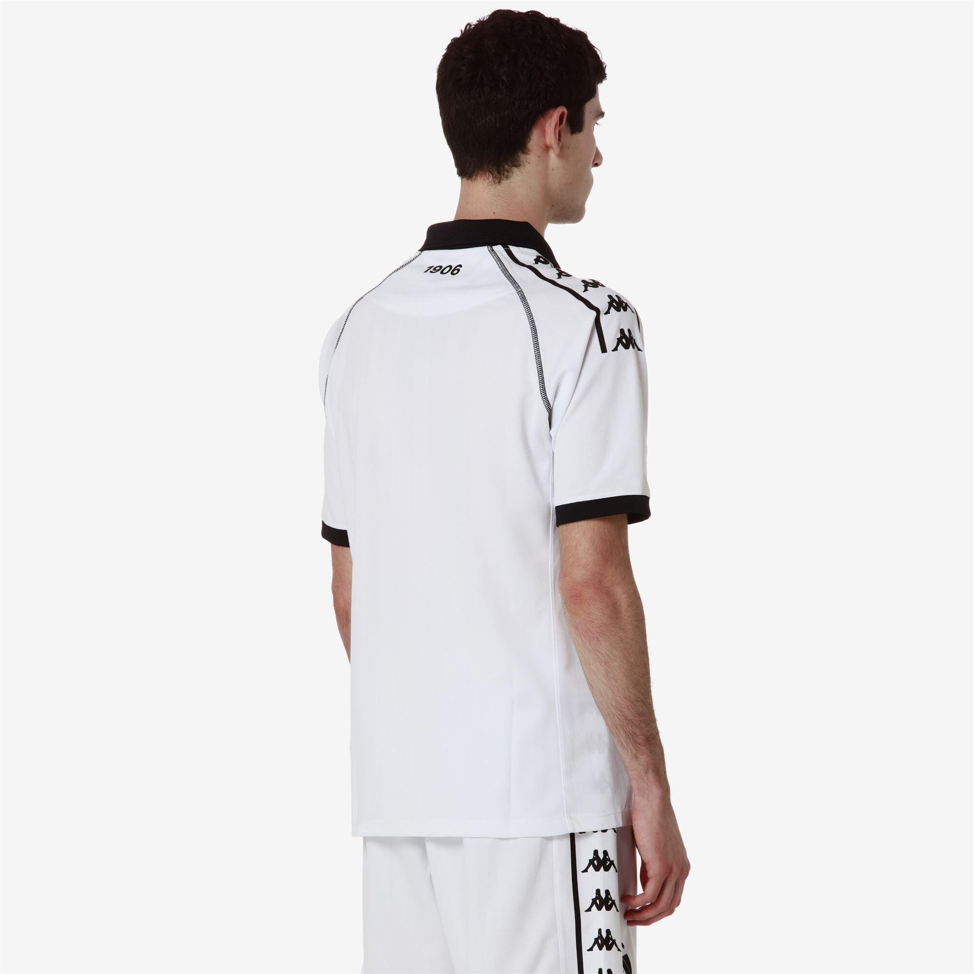 T-shirt da bambino in poliestere riciclato bianco da calcio 3/7