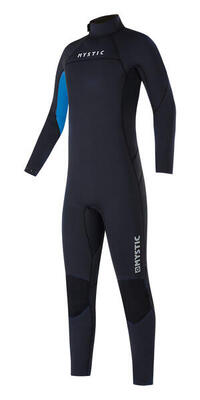 Mystic star wetsuit 5/4mm backzipip kids zwart
