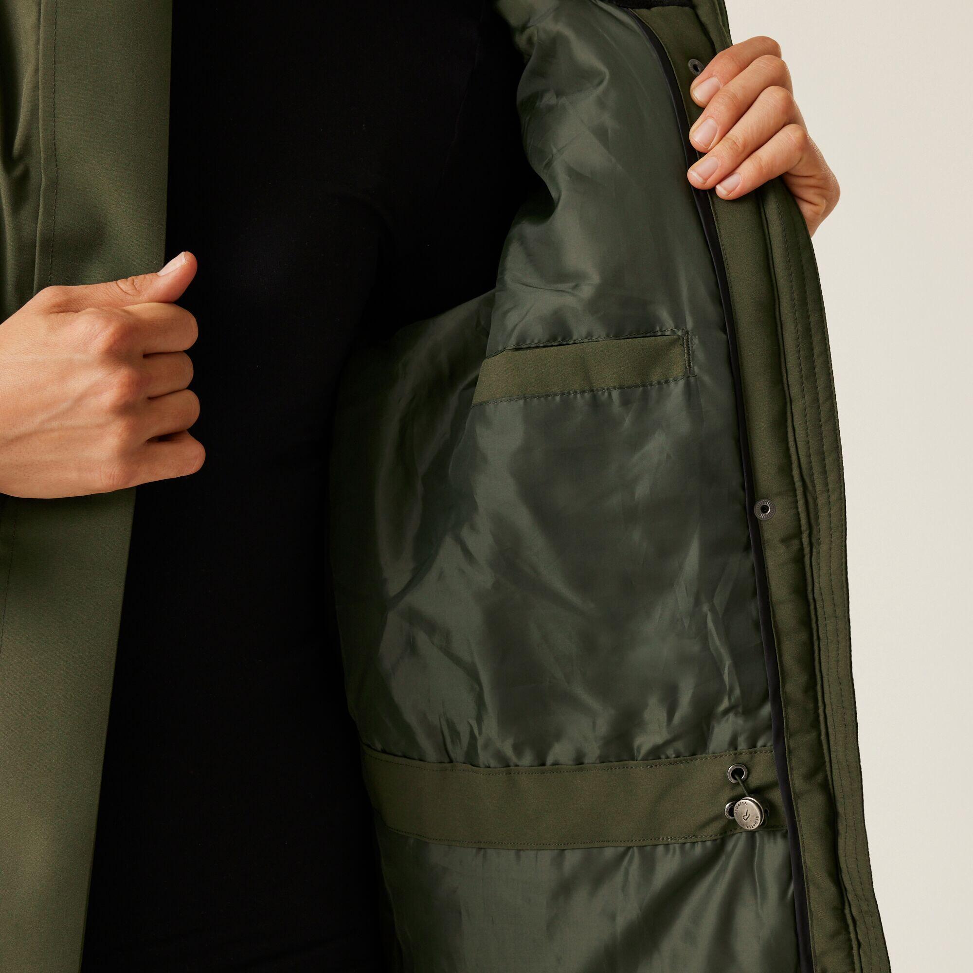Chubasquero senderismo mujer impermeable aislante Regatta Yarli 4/7