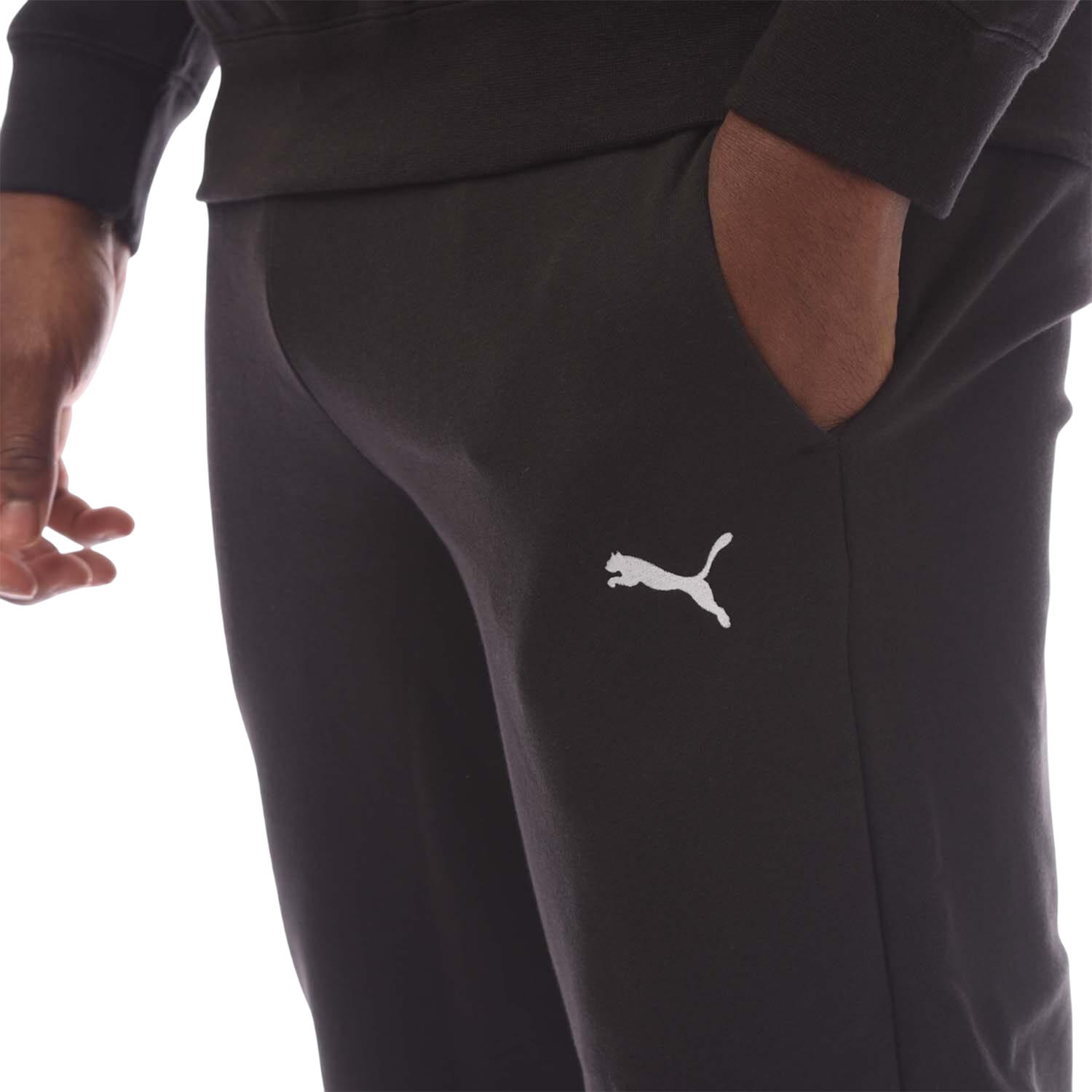 Pantaloni Da Jogging Logo Caviglia Con Risvolto Uomo Puma Blu Navy 3/5