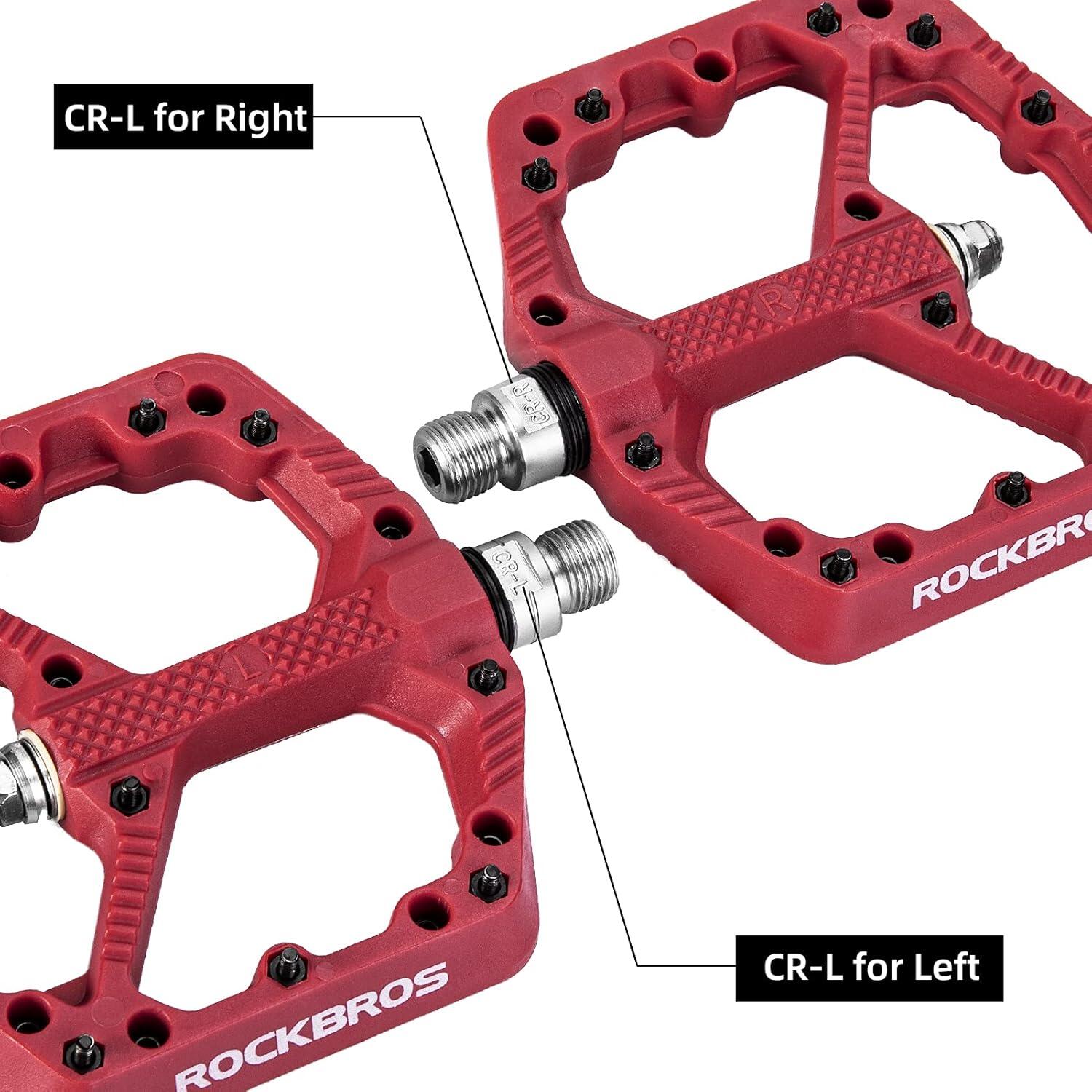 Pédales de vélo VTT plates en aluminium 5/7