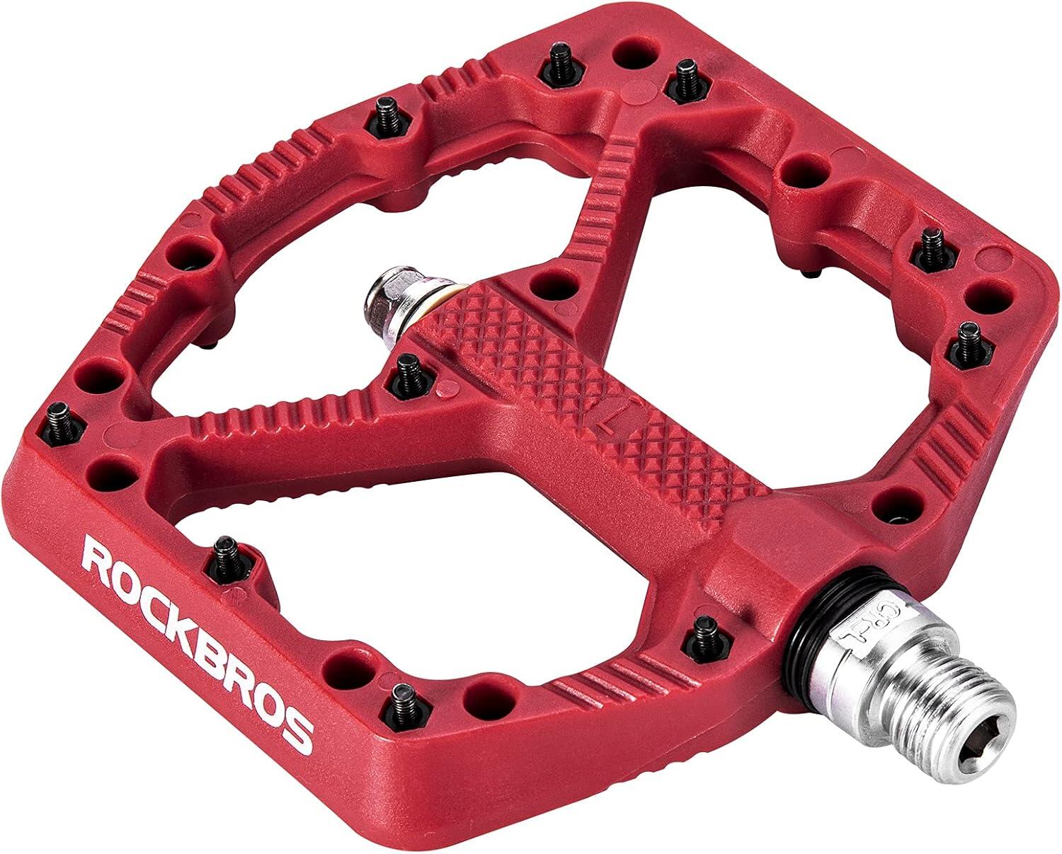 ROCKBROS Pedali per mountain bike in nylon antiscivolo