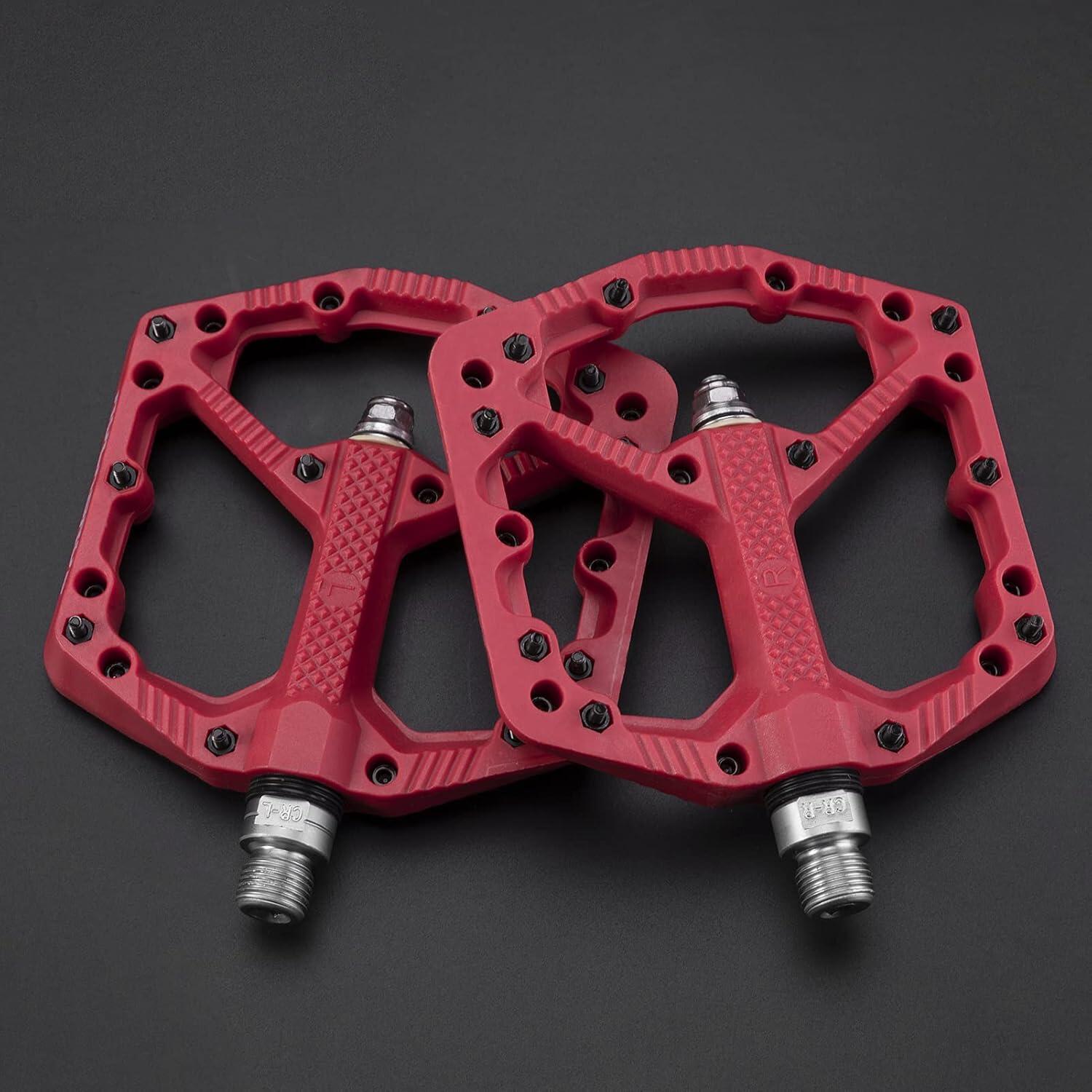 Pédales de vélo VTT plates en aluminium 2/7