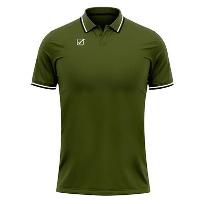 Polo uomo givova verde militare