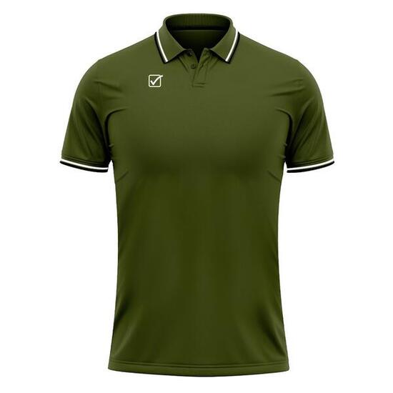 Polo uomo givova verde militare