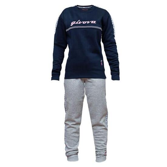 Givova Damestrainingspak 100 g, fleece, kraag met band