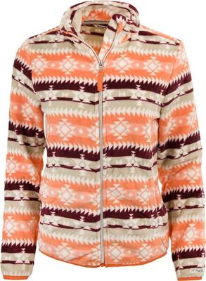 Dames fleece sweatshirt nelina peach - zacht en warm