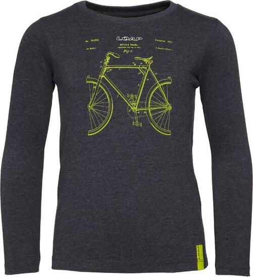 LOAP Buvon Langarm-T-Shirt für Jungen, Dark Blue, 134-140