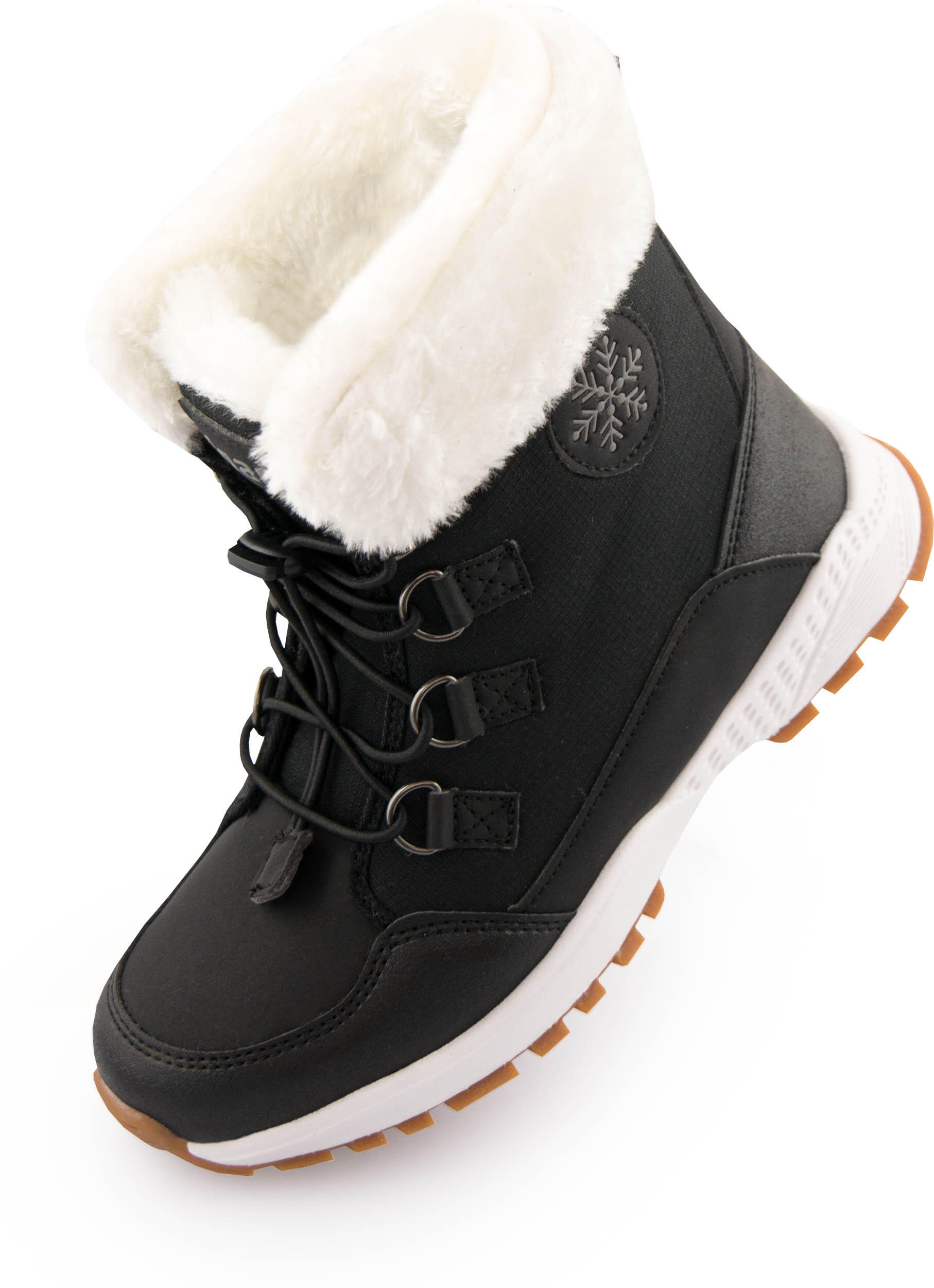 ALPINE PRO Wasserdichten Winterstiefeln für Kinder löschen miky schwarz, Größe 31
