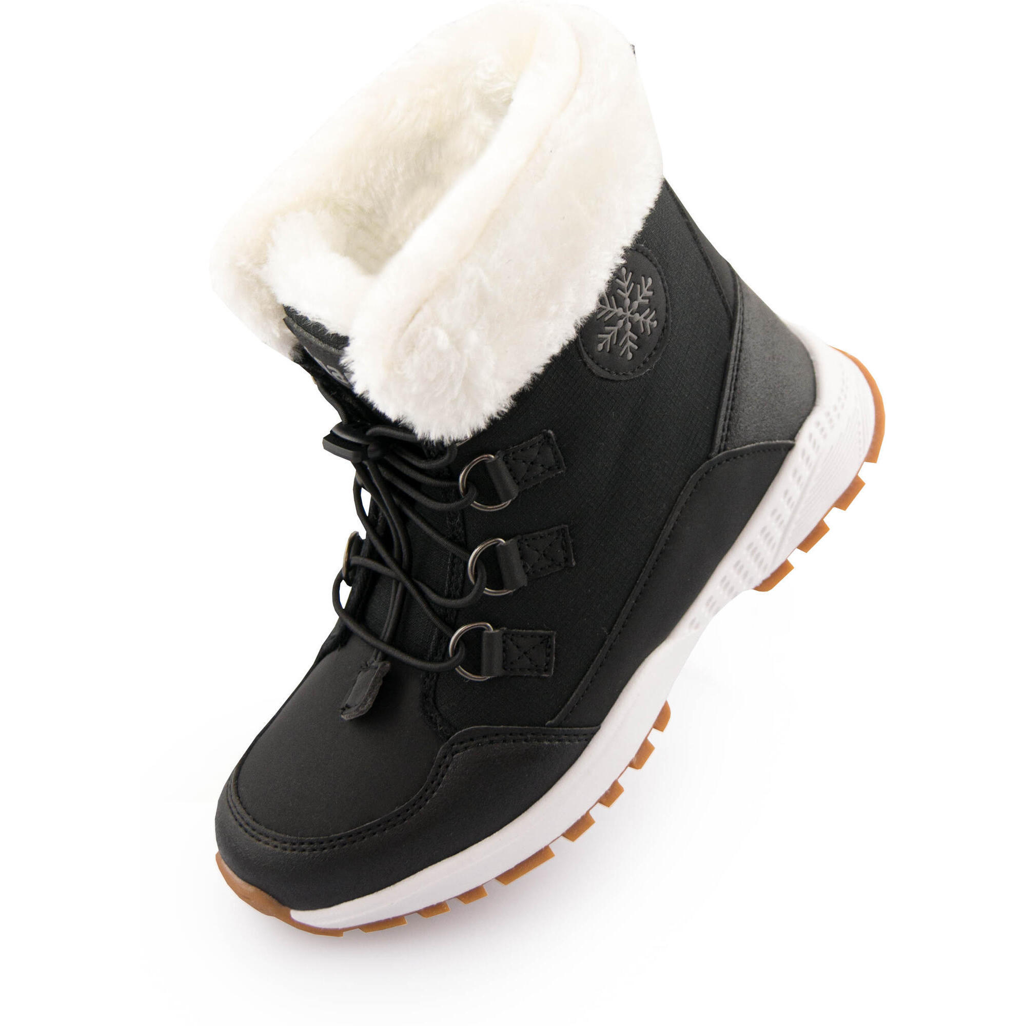 Wodoodporne zimowe buty dla dzieci Loap Miky Czarne - Rozmiar 31