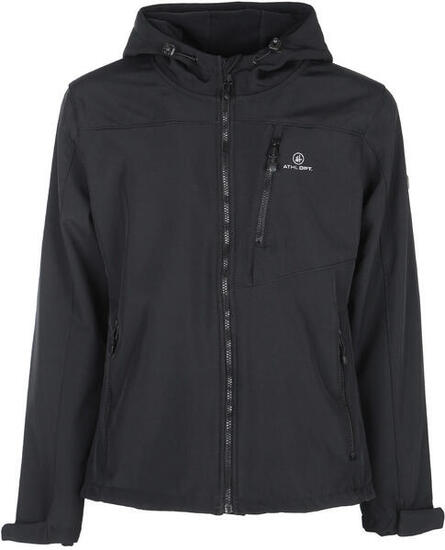 Giacca da uomo Softshell Athl DPT Hermes - Nero Impermeabile