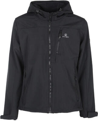 Heren softshell jacket athl dpt hermes zwart waterdicht