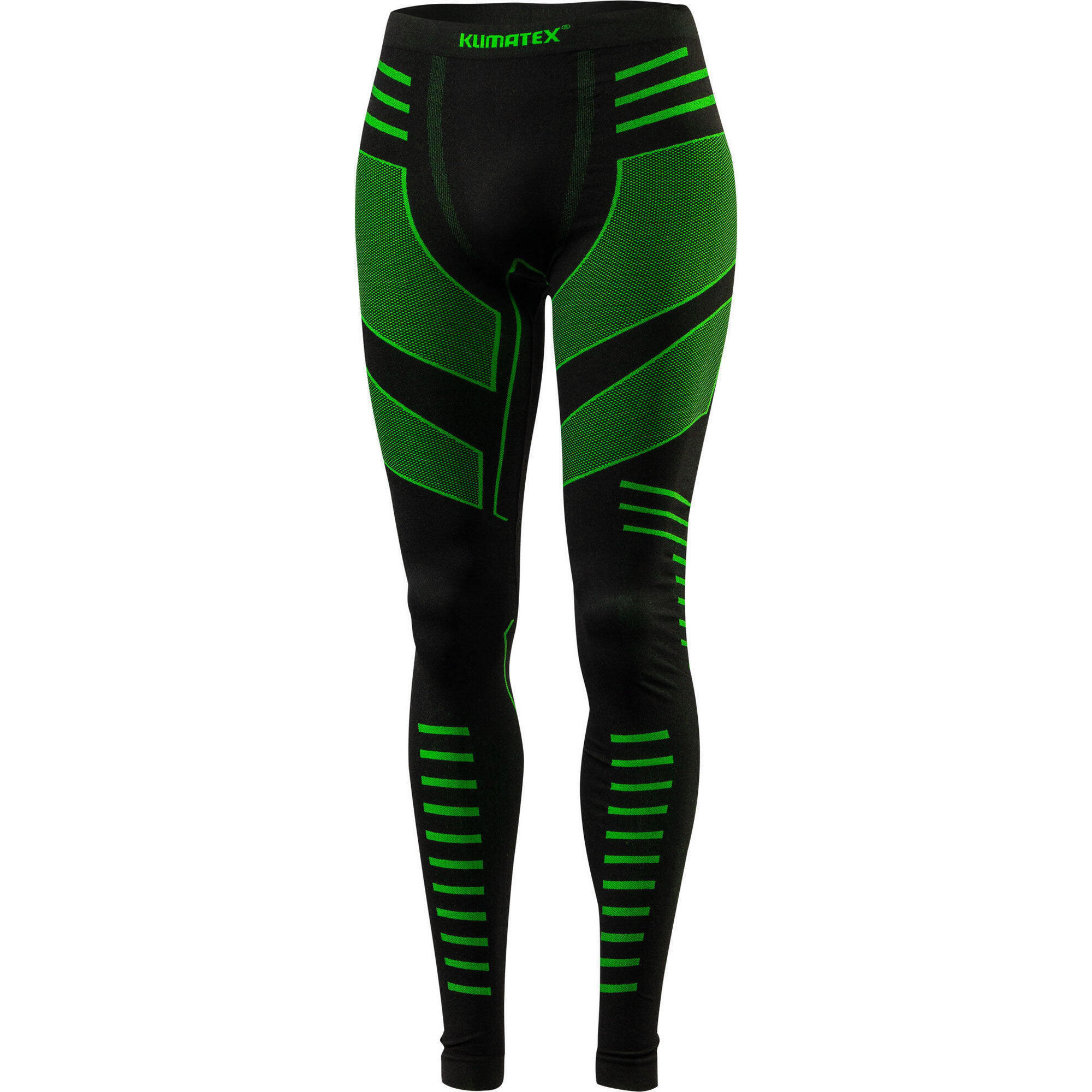 Spodnie termiczne męskie Klimatex Mardum czarne-zielone XL-2XL