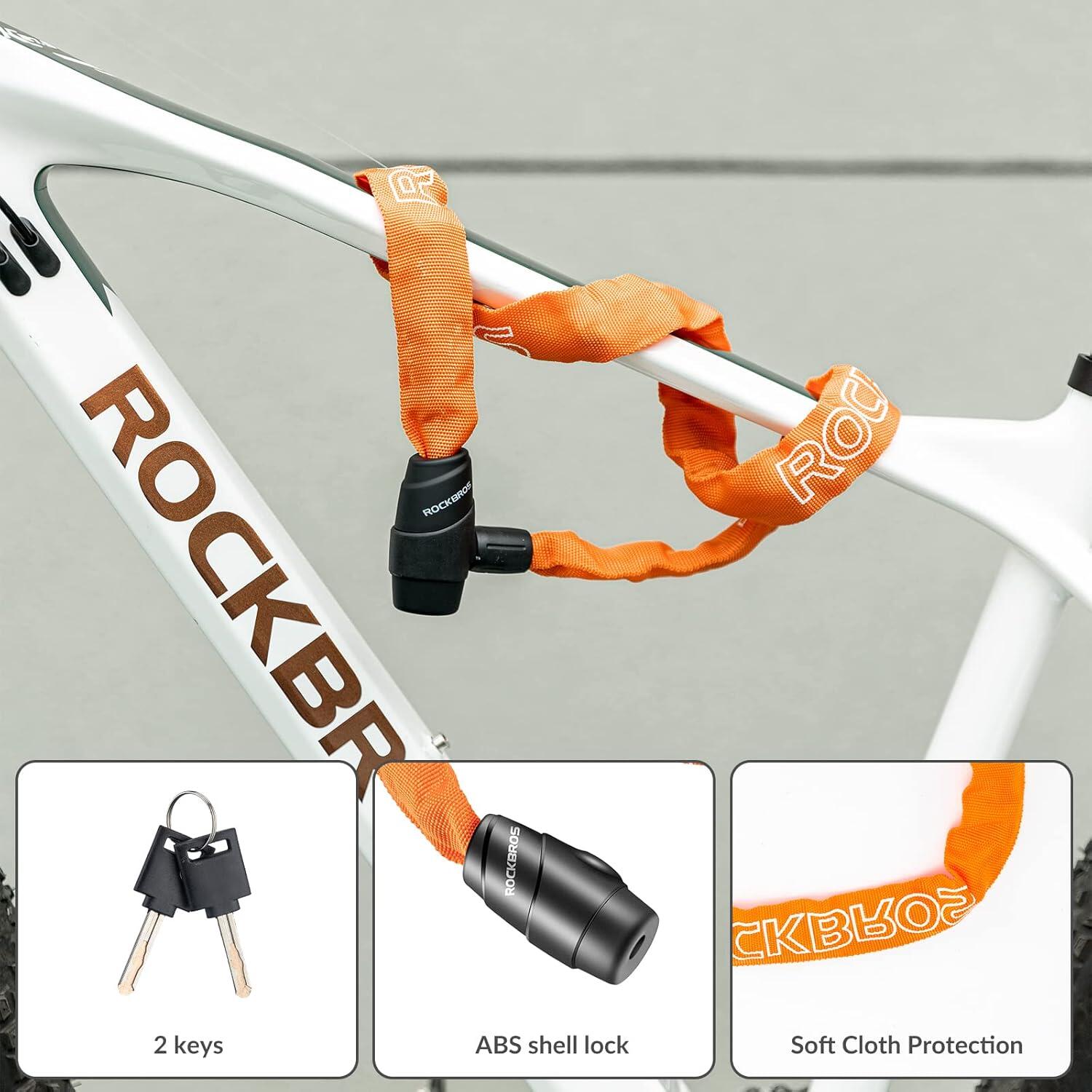 ROCKBROS Fietskettingslot 95cm/ 15mm Slot Fietskettingslot 5/7
