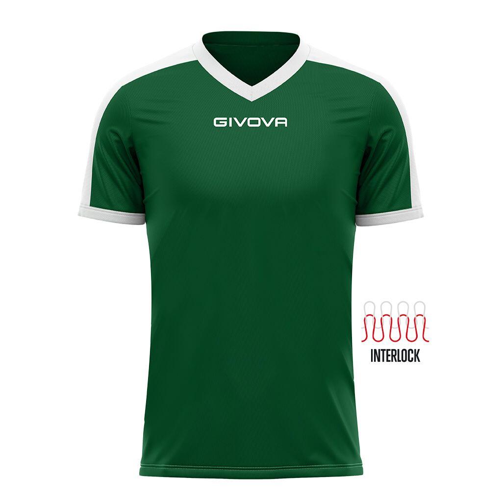 GIVOVA T-shirt uomo givova verde/bianco