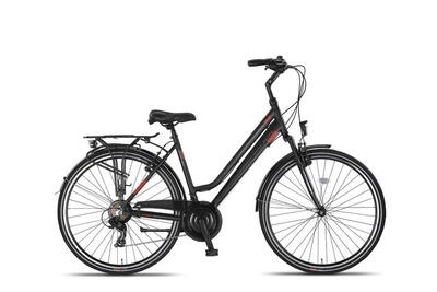Nihil altec ventura trekking v-brakes dames 28 inch black-red
