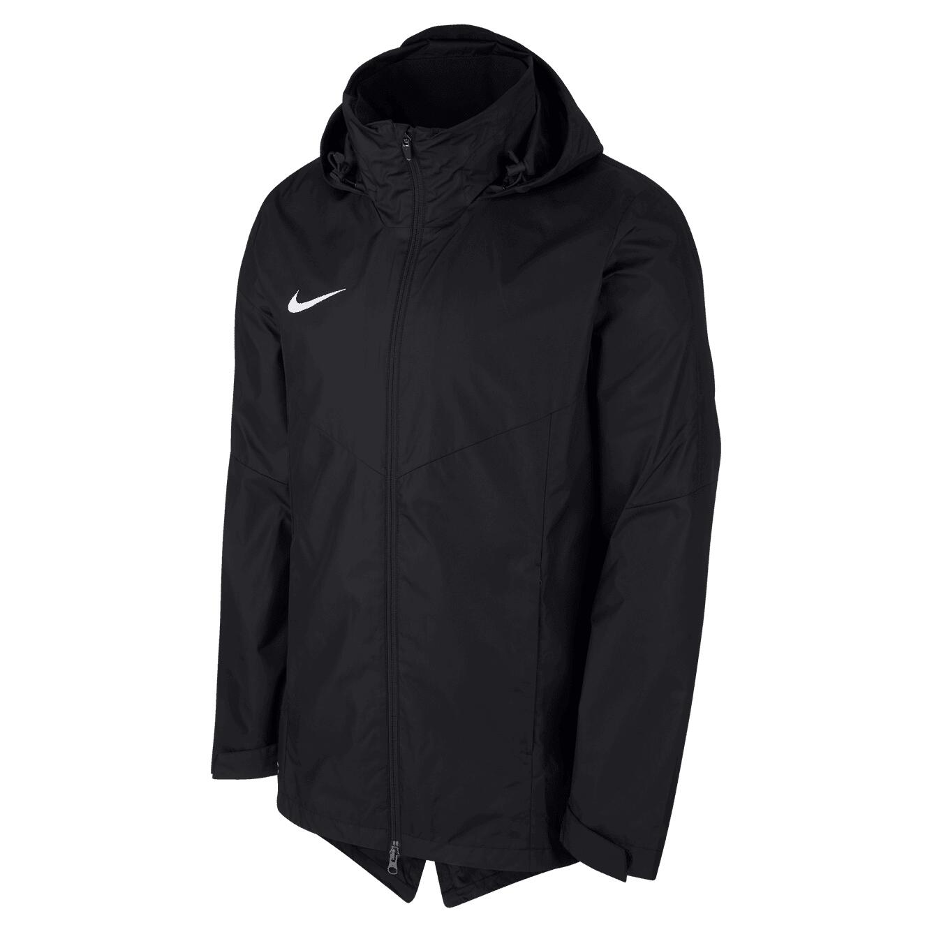 Nike Academy 18 Regenjas Heren - Zwart/Wit, Maat S 3/4