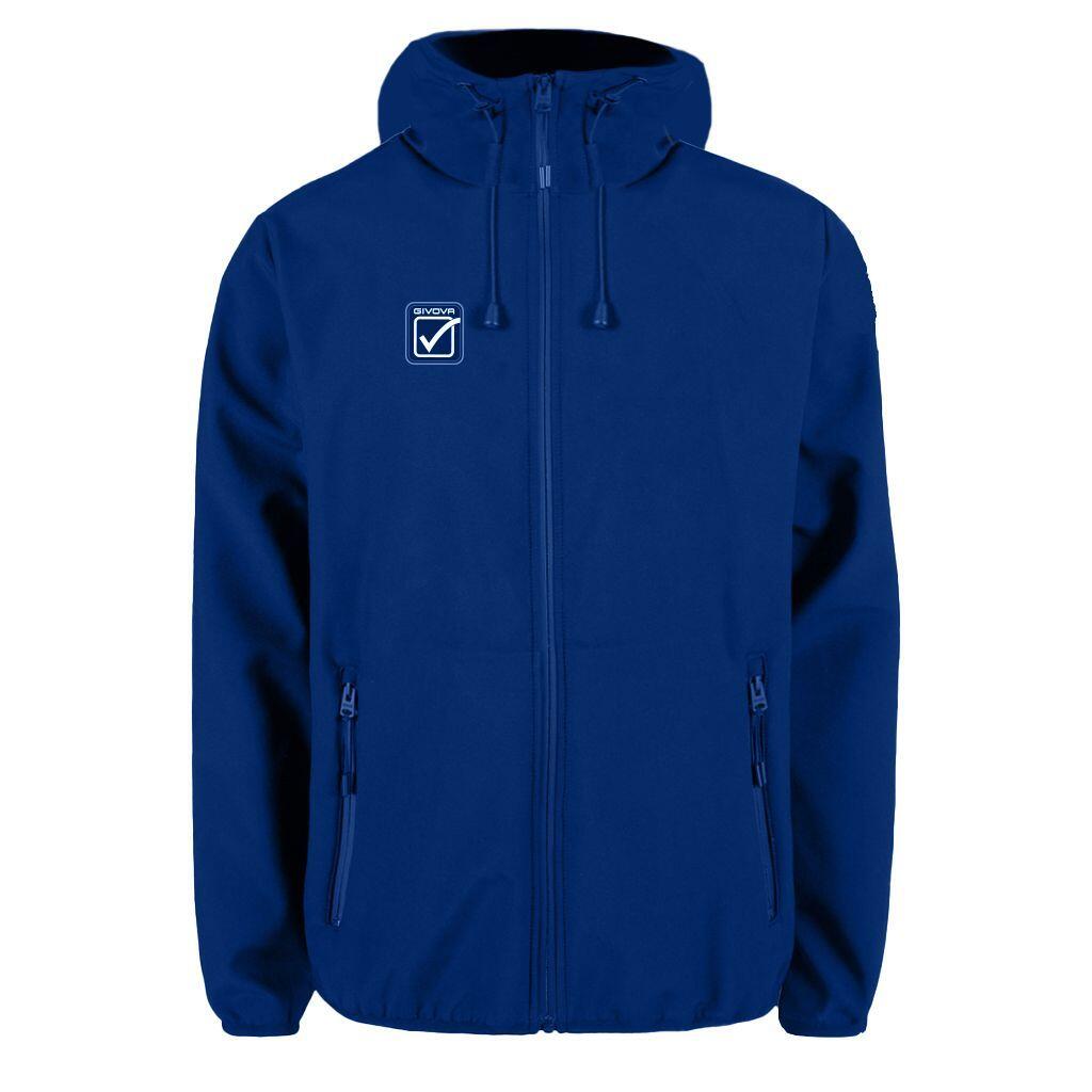 GIVOVA Unisex Givova Softshell Jacke Royal XL - Winddicht und Atmungsaktiv