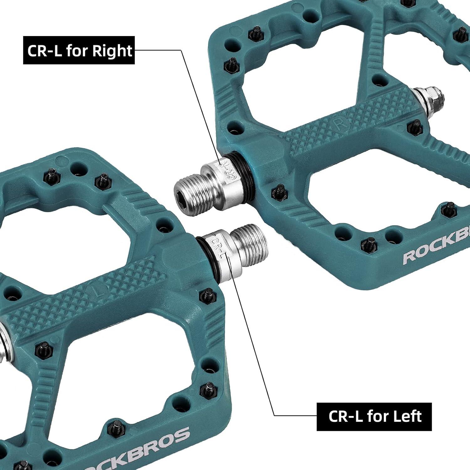 Pedali per mountain bike in nylon antiscivolo 5/7