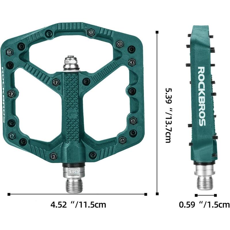 Pedale de mountain bike din nylon antiderapante