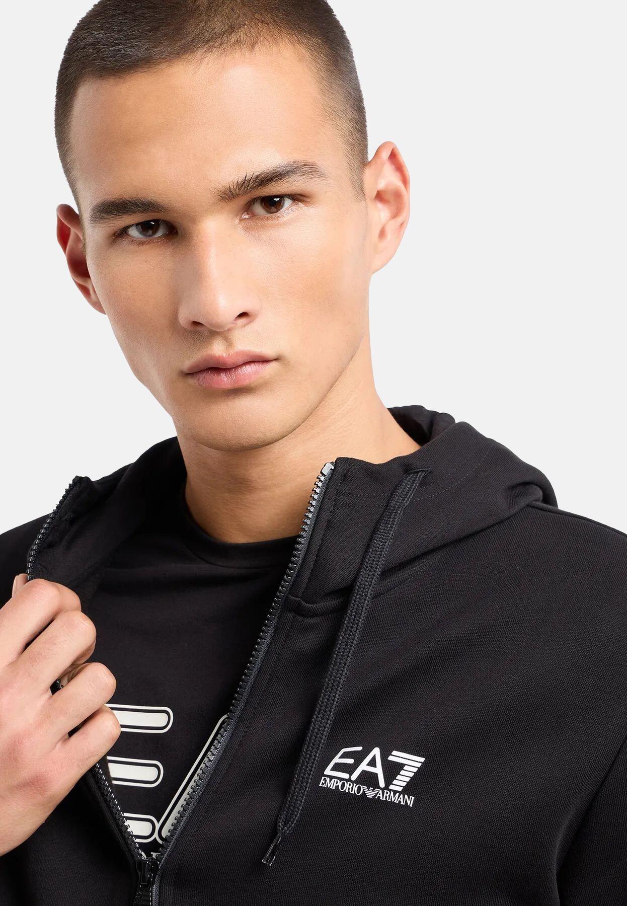 TUTA complete uomo ea7 emporio armani nero 4/4