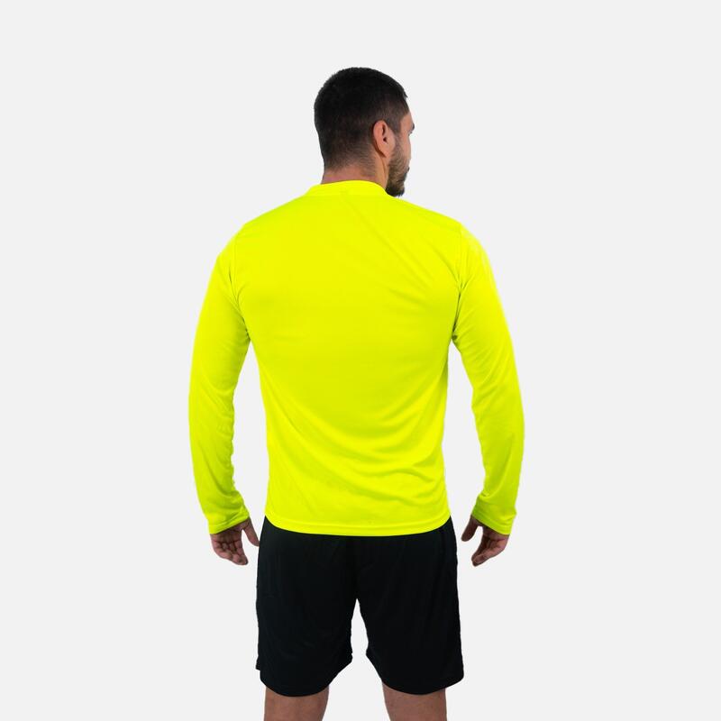 Set Tricou cu Maneca Lunga si Short Polypk Verdeneon/negru