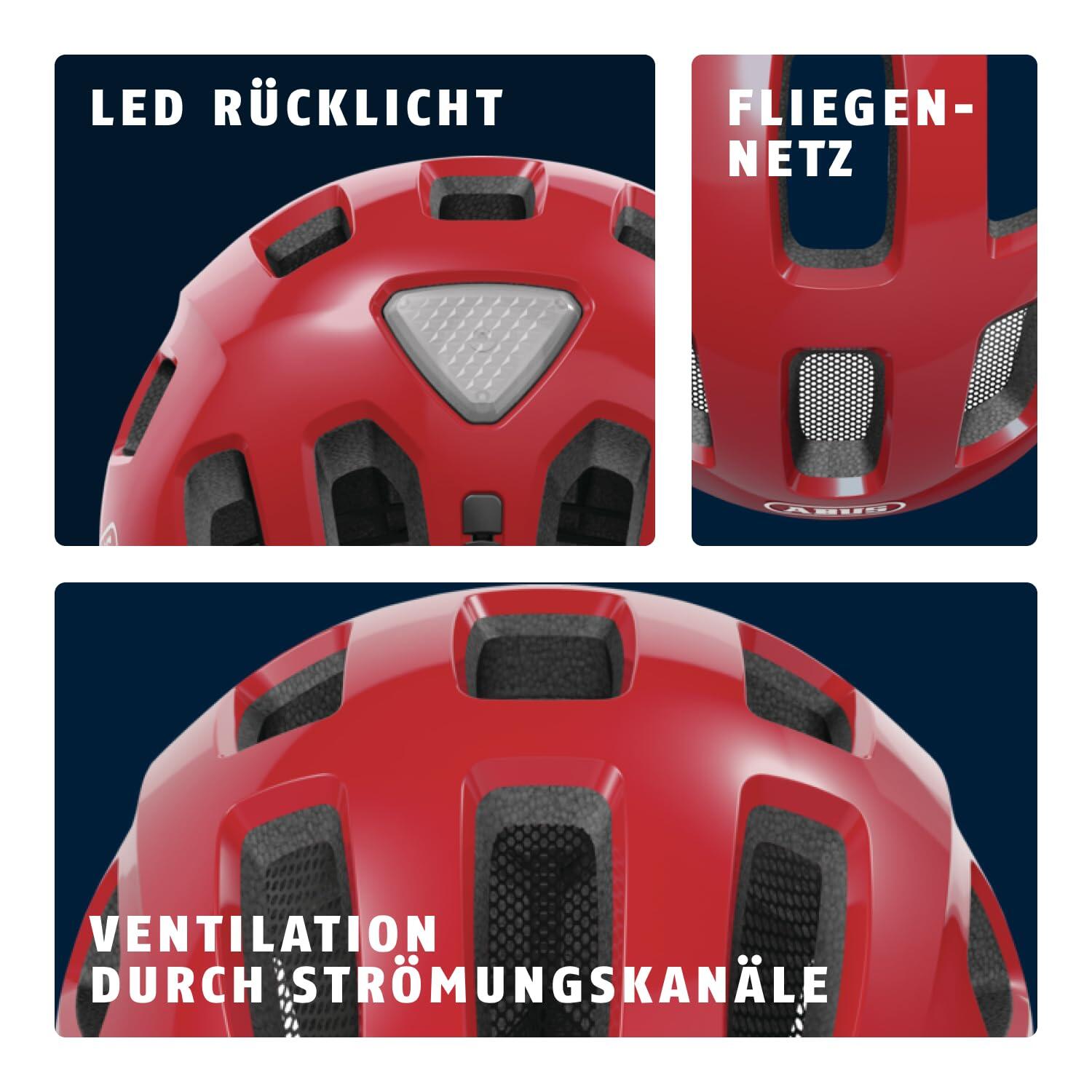Casco per il tempo libero per bambini "Youn-I 2.0", rosso 4/7