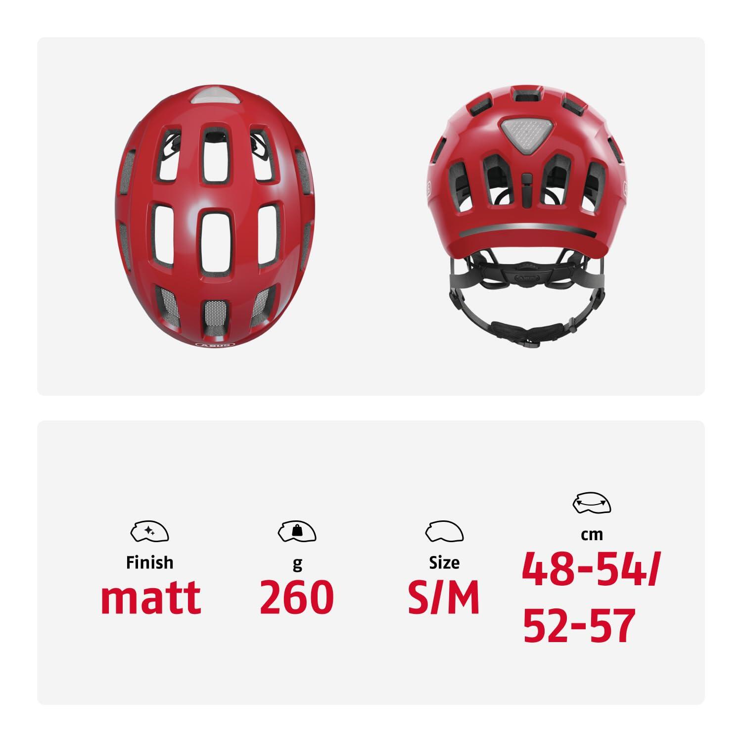 Casco per il tempo libero per bambini "Youn-I 2.0", rosso 5/7