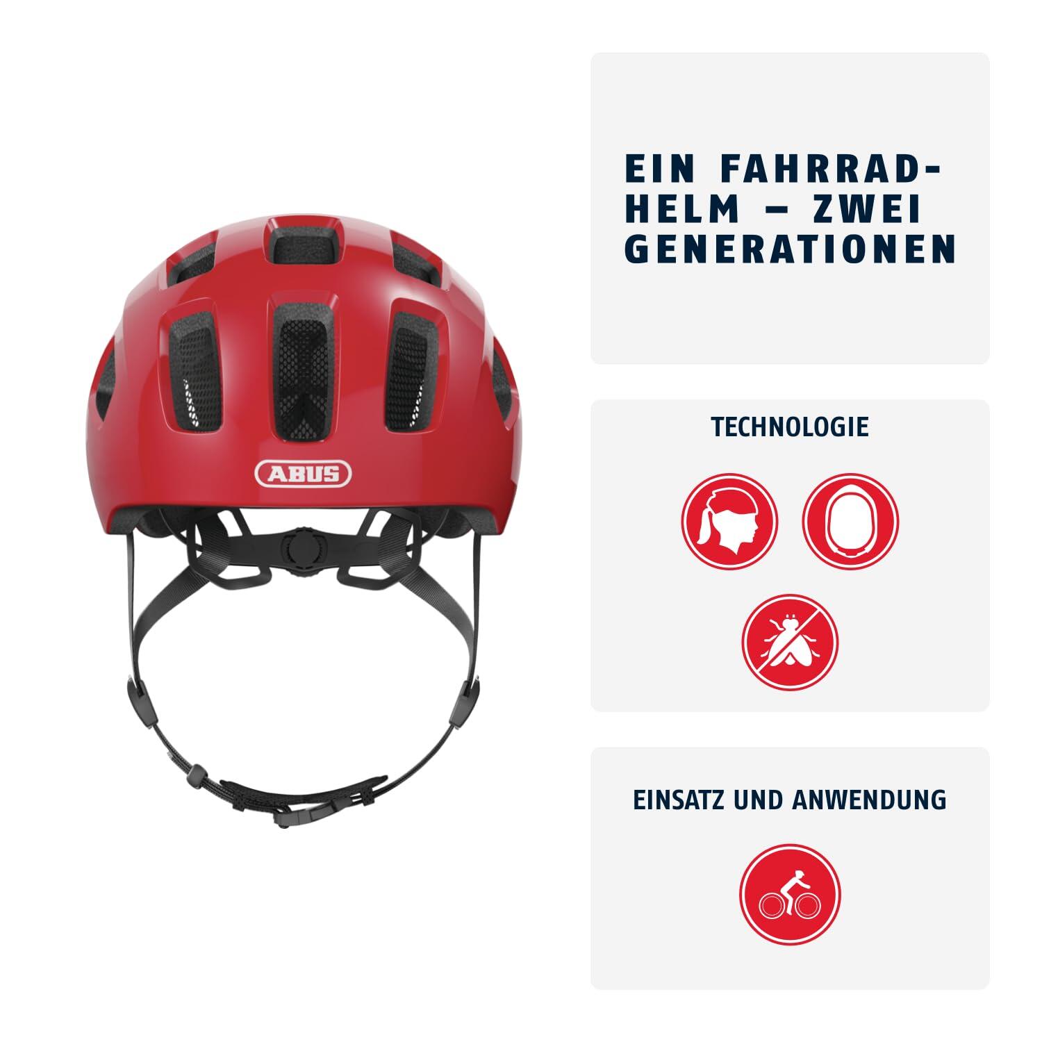 Casco per il tempo libero per bambini "Youn-I 2.0", rosso 2/7