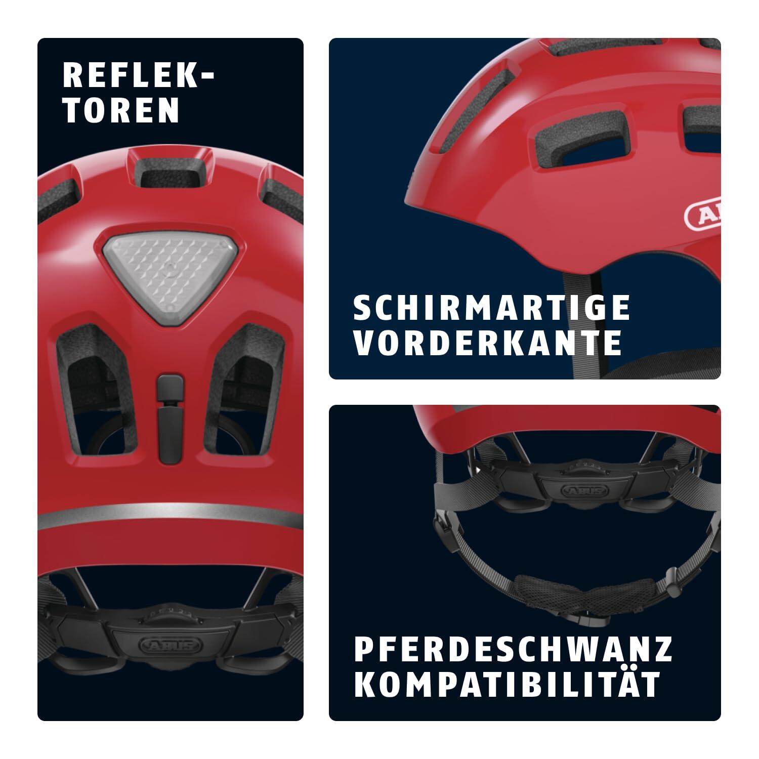 Casco per il tempo libero per bambini "Youn-I 2.0", rosso 3/7