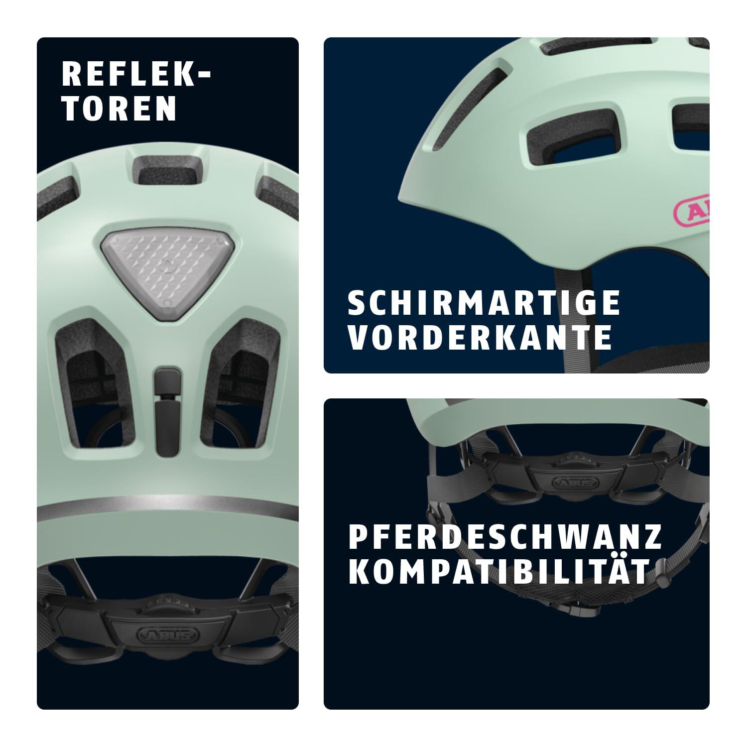 48-54cm bike helmet Revvi Full Face Children MTB (48-50cm) (51-54cm) (55-58cm) (59-  Scuff Wheels or tricycle Kids Bike Helmet - Adjustable
