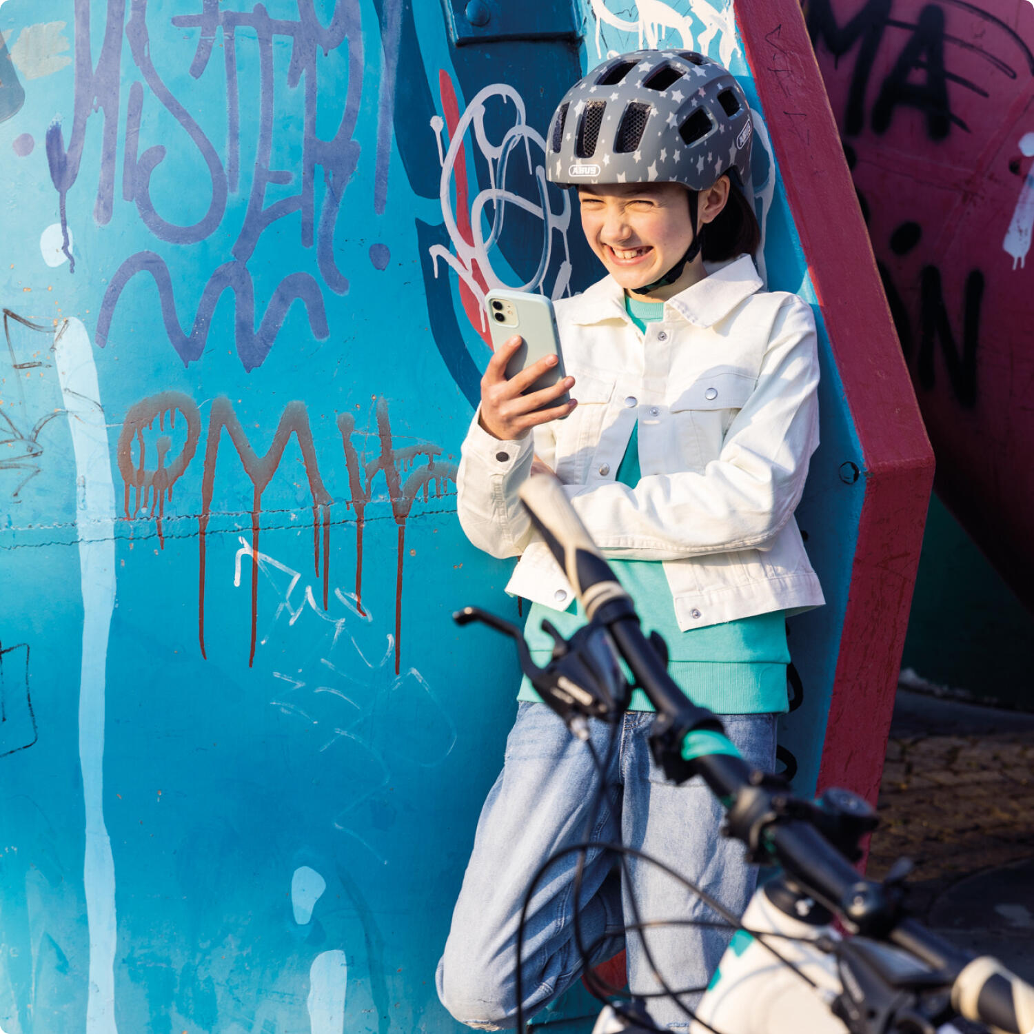 Abus Youn-I 2.0 Casco de Bicicleta Gris Frío para Niños y Mujeres S 48-54cm 4/5