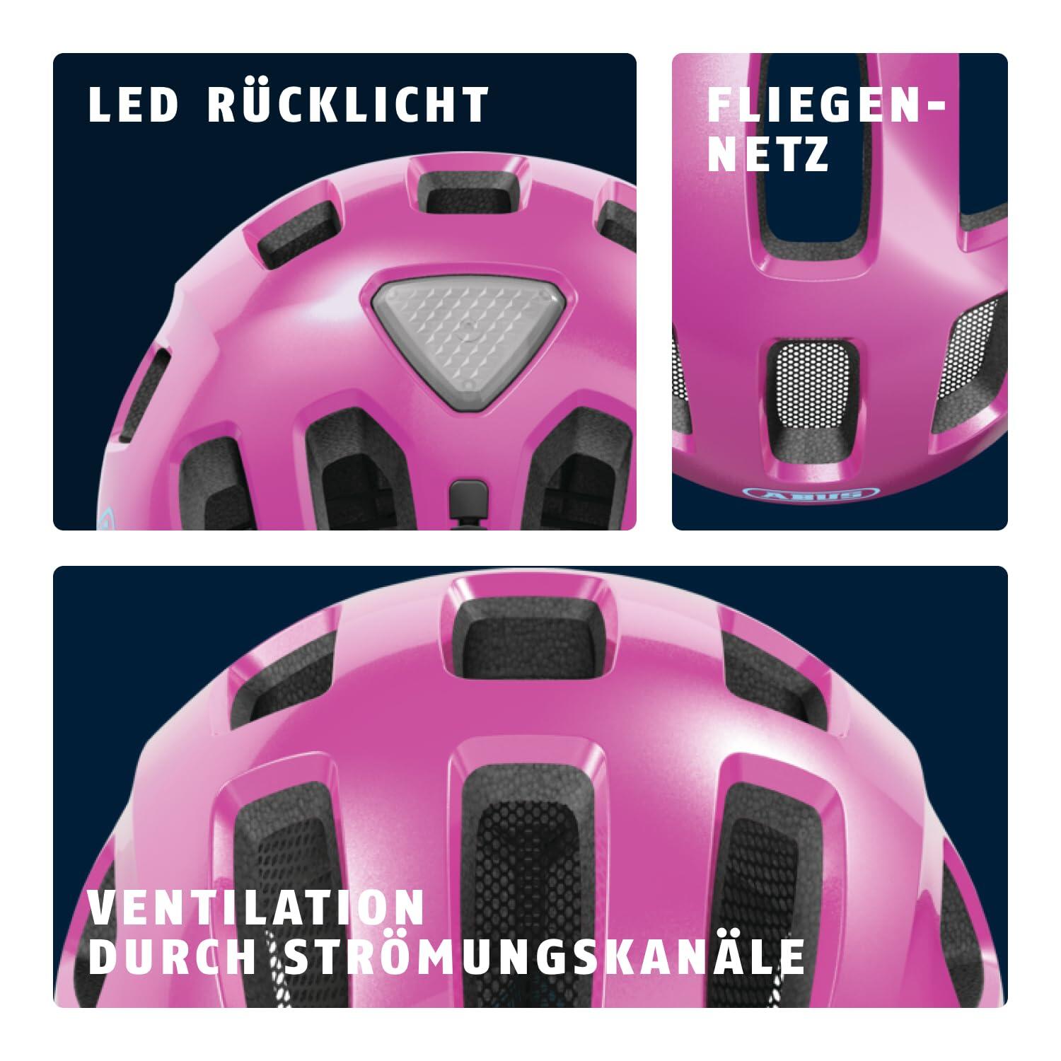Casque de loisirs pour enfants et adolescents "Youn-I 2.0", rose 4/7