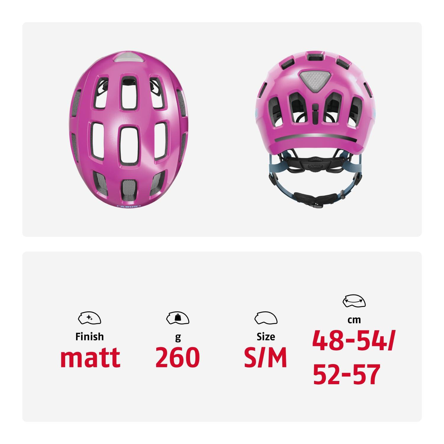 Casque de loisirs pour enfants et adolescents "Youn-I 2.0", rose 5/7