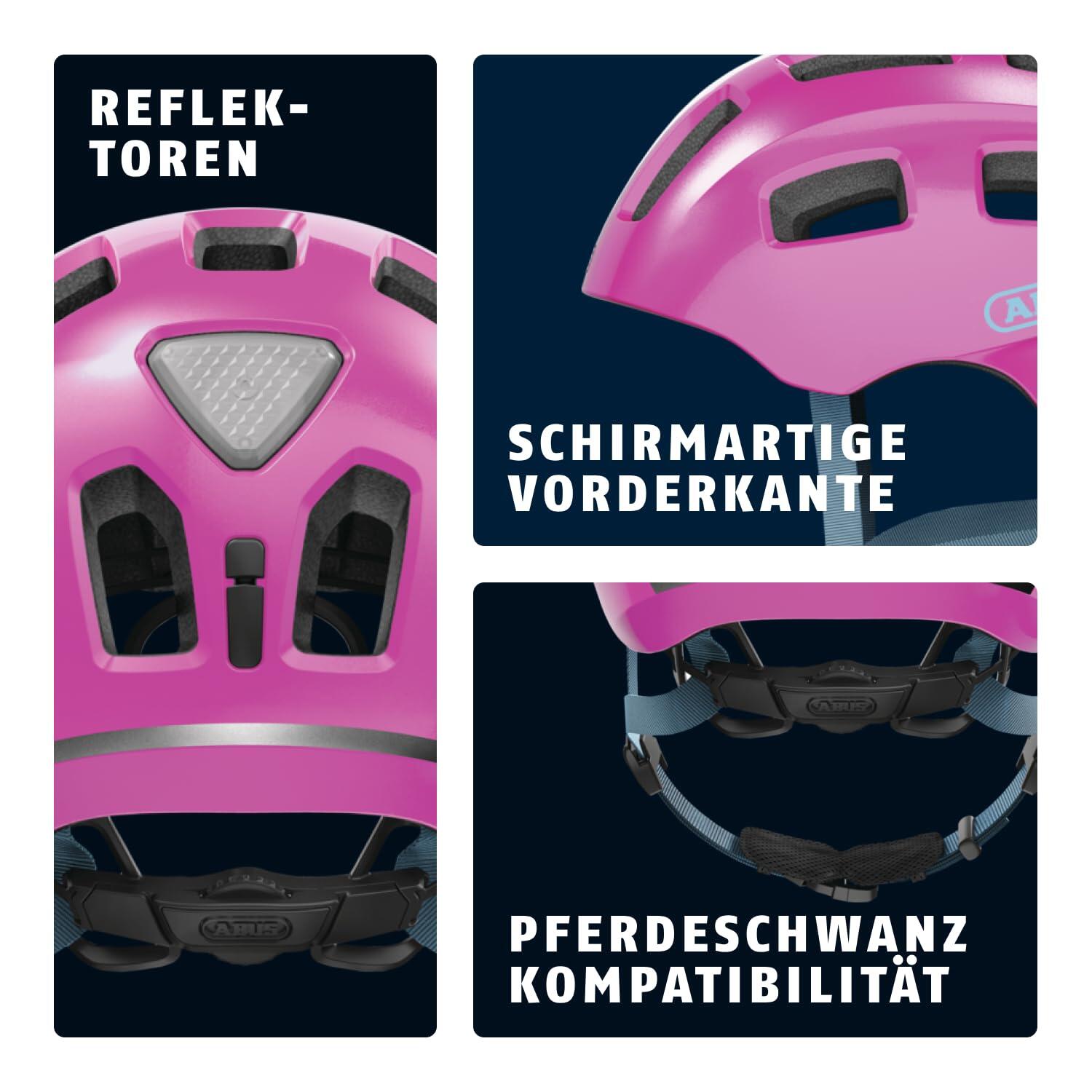 Casque de loisirs pour enfants et adolescents "Youn-I 2.0", rose 3/7