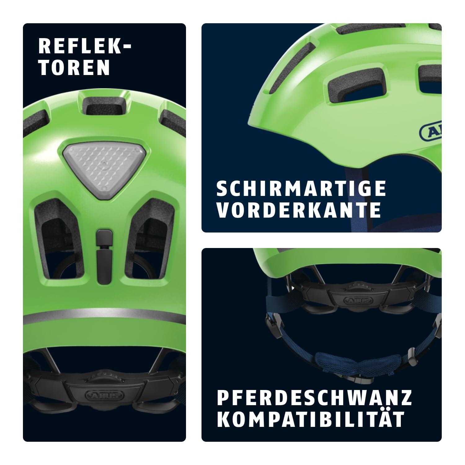 Abus casque enfant Youn-I 2.0 sprakling green taille S 48 à 54 cm 3/7