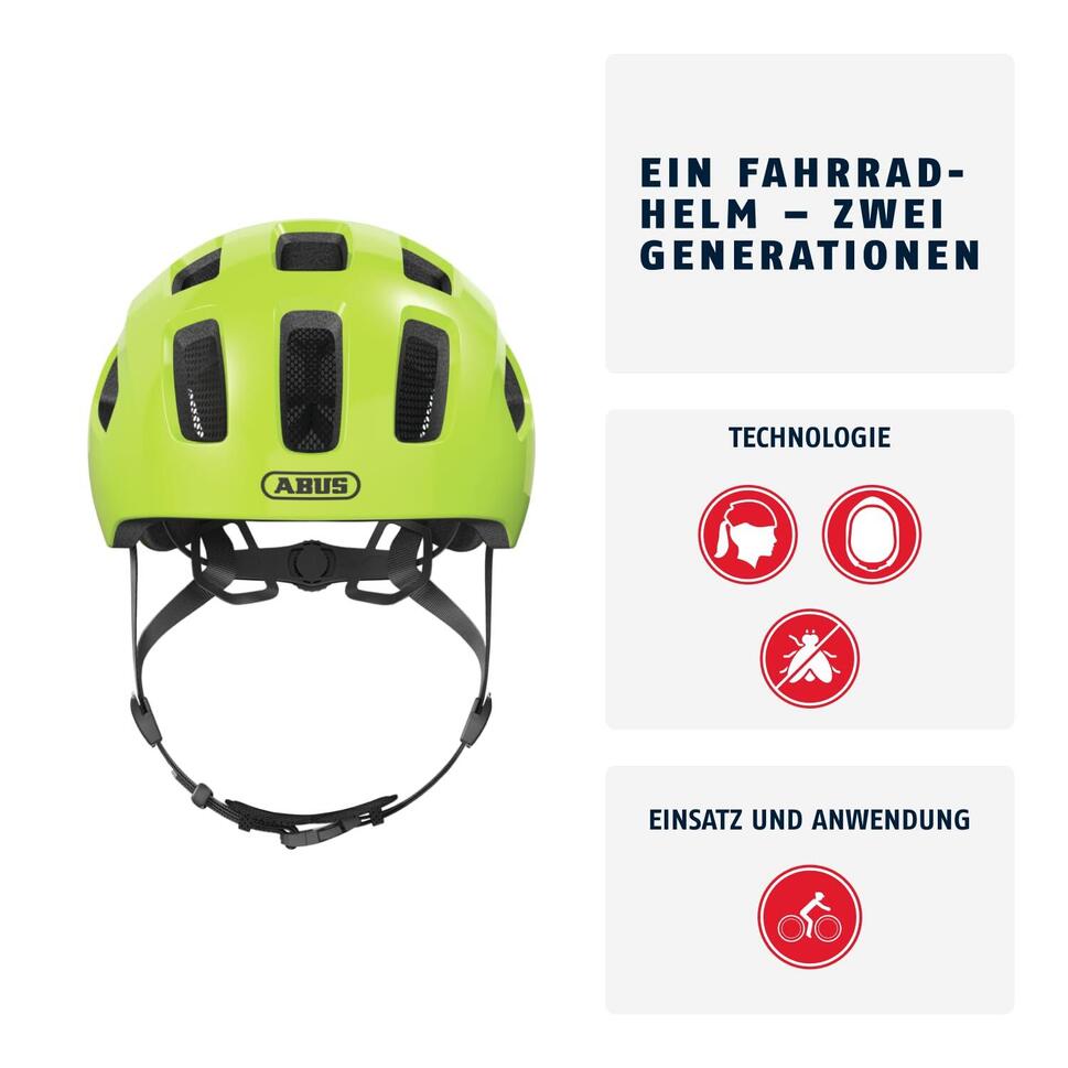 Dziecięco-młodzieżowy kask rekreacyjny „Youn-I 2.0”, żółty