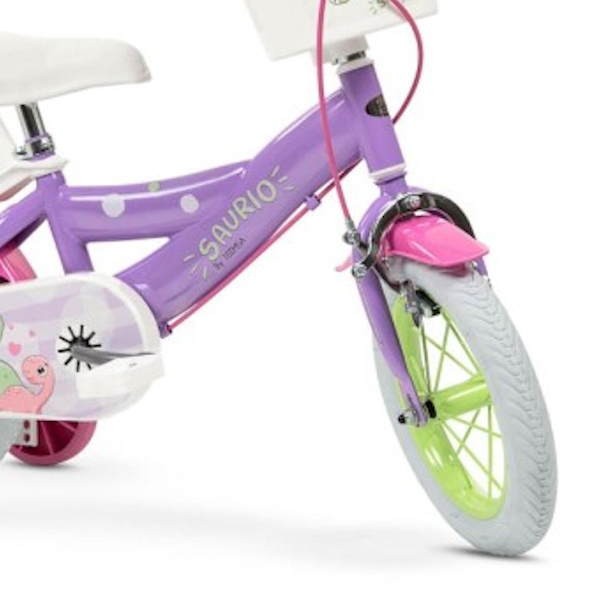BICICLETA INFANTIL SAURIO 12” PARA MENINA 2/3