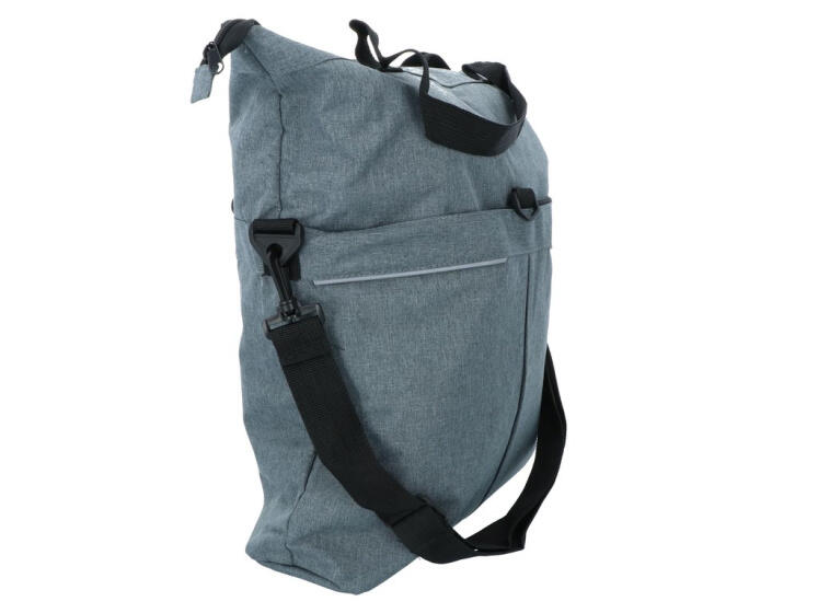 Dresco borsa bici singola e shopper 18 L grigio 6/7