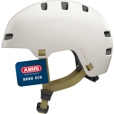 Duurzame abus xoxo eco helm in birch taupe m 54-58cm